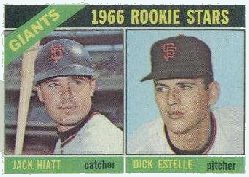 1966 Topps Baseball Cards      373     Rookie Stars-Jack Hiatt-Dick Estelle